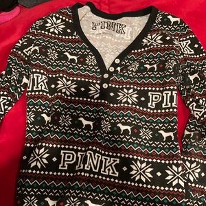 VS pink PJ top